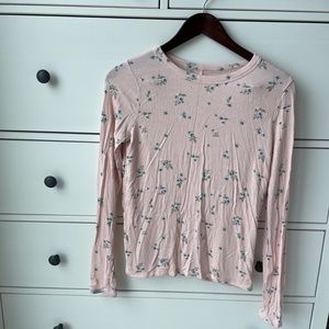 Women's SO Floral Pink Sleeping Shirt